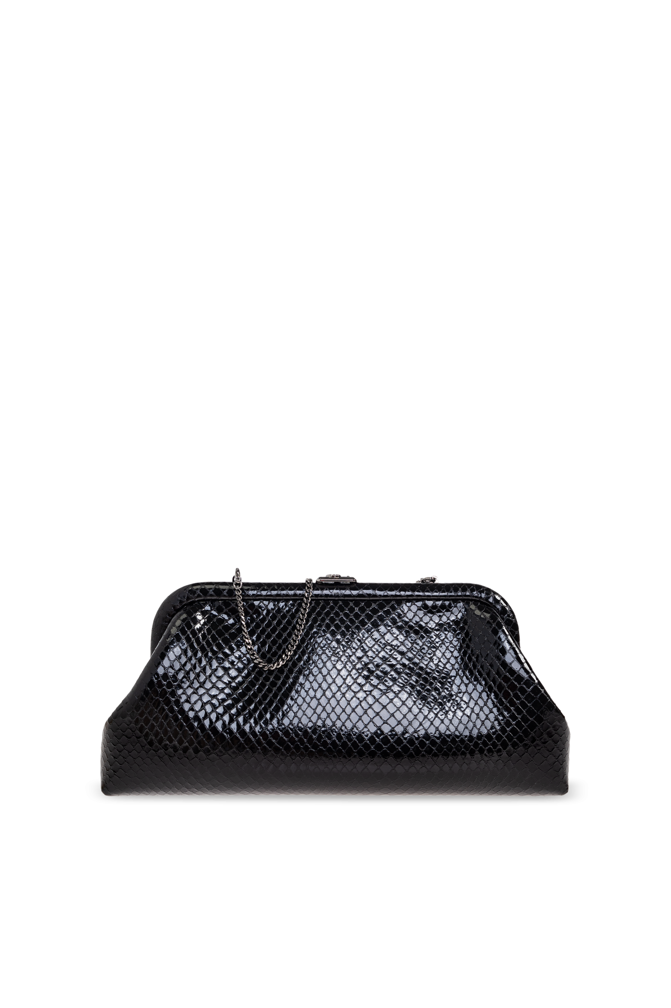 【関税&送料込】Jimmy Choo Black Leather Skylar Clutch Jimmy Choo Leather Skylar Clutch in Black | Lyst